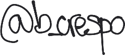 Firma de Bernardo Crespo: @b_crespo